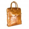 Backpack convertible a bolso de mano dama 100% piel – color miel