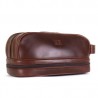 Estuche neceser de viaje y porta gadgets con doble compartimento color old west