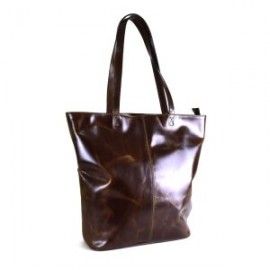 Bolsa de Dama Tote grande – 100% piel – color chocolate