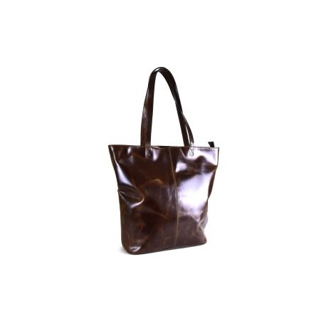 Bolsa de Dama Tote grande – 100% piel – color chocolate