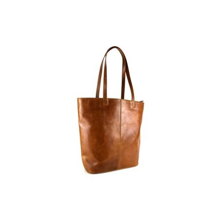 Bolsa de Dama Tote grande – 100% piel – color miel